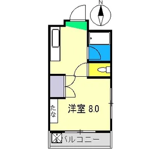 コーポいわもと【2階】の間取り