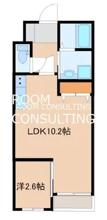 ベルクレール下荒田【2階】の間取り