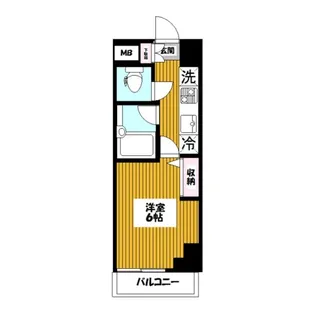 ラ・シード板橋若木【4階】の間取り