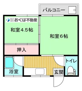 永田アパート【2階】の間取り