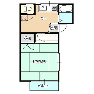 シティハウスヨシダA【2階】の間取り