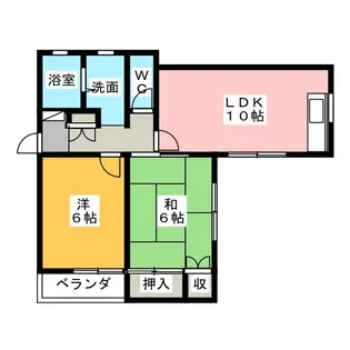 オリーブハイツ田町【2階】の間取り