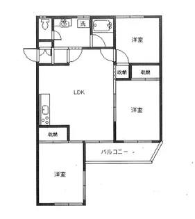 ヴィラ・スティタス【3階】の間取り