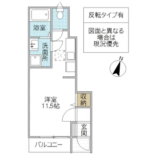 プランドール I【1階】の間取り