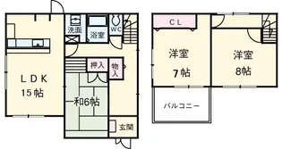 静岡県浜松市中央区富塚町【一戸建】の間取り