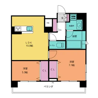 さくらHills ROKUBAN Platinum Residence【10階】の間取り