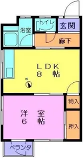 原満コーポ【3階】の間取り
