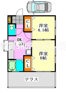 千葉県船橋市中野木1【一戸建】の間取り