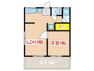 クレッセルIII【1階】の間取り