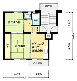 浦賀第2 11号棟【2階】の間取り