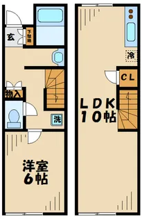 レオネクストマルベリーランチE【2階】の間取り