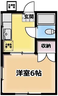 光コーポ【1階】の間取り