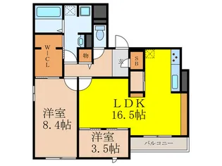 クラシスト千里丘上【3階】の間取り