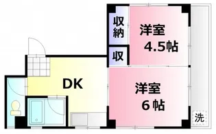 レジオン白島【2階】の間取り