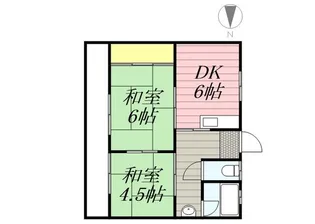 西岡マンション【1階】の間取り