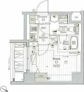神奈川県横浜市南区永楽町2【マンション】の間取り