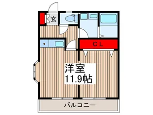 エスポワールエツ【2階】の間取り