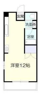 リバーサイド松山【3階】の間取り