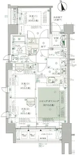 東京都新宿区西早稲田1【マンション】の間取り
