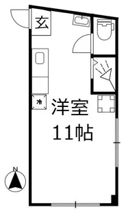 JET Terrace南大井【2階】の間取り