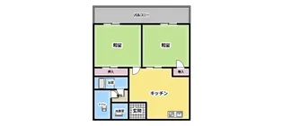 コーポアルテミス【1階】の間取り