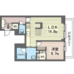 EAST BASE【3階】の間取り