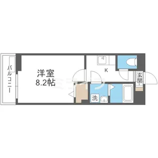 巽北ロイヤルヴィラ【2階】の間取り