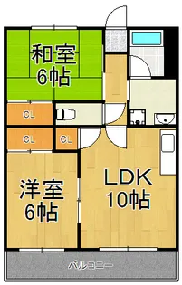 メゾン武庫之荘3番館【3階】の間取り