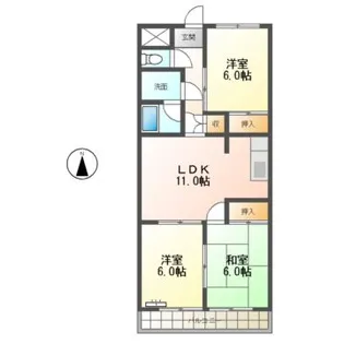 東柴ビル第3【2階】の間取り