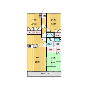 グランビュー21【4階】の間取り