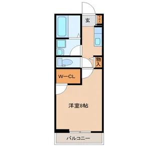 ソレイユパルク15番館【1階】の間取り