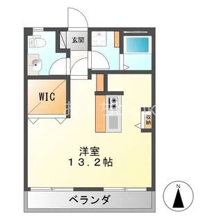 HIROSE BLDG. I【2階】の間取り