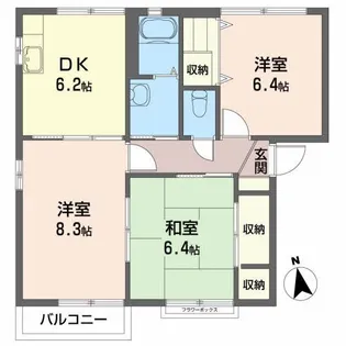 グランドメゾン【2階】の間取り