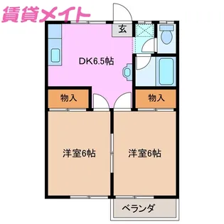 セイシャルニワ【1階】の間取り