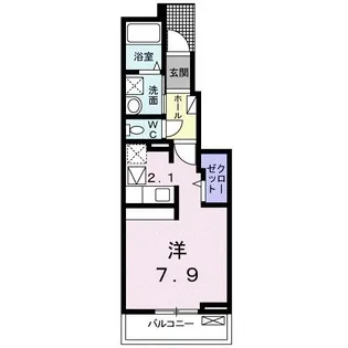 アル・ソーレIII【1階】の間取り