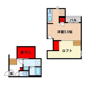 CBアデリーナ鳥栖【1階】の間取り