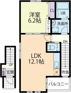 Ruina (ルイーナ)【2階】の間取り