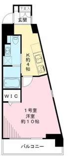 東京都調布市若葉町2【マンション】の間取り