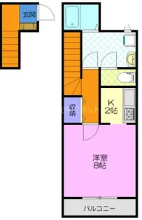 Happier清原台【2階】の間取り