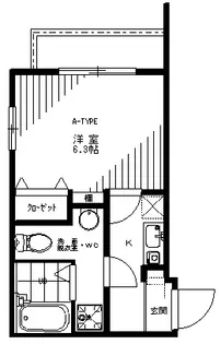 アスティオス【1階】の間取り