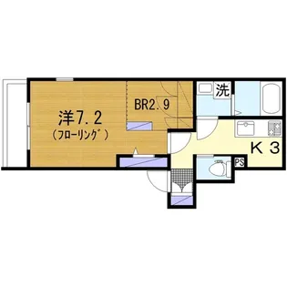 Luna neige 渋谷【2階】の間取り