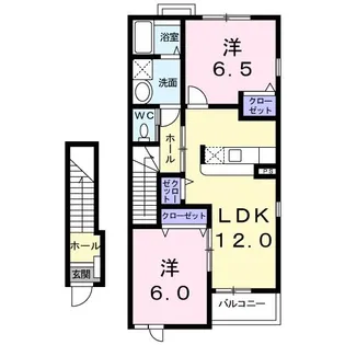 エンペラーA【2階】の間取り
