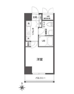 東京都千代田区東神田2【マンション】の間取り