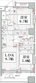 L-Flat板橋本町【12階】の間取り