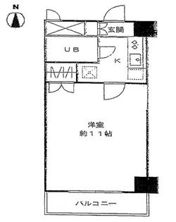 グローリア町田合同ビル【6階】の間取り
