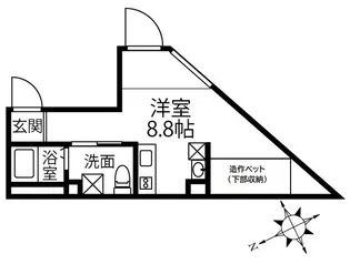Elysion門前仲町【1階】の間取り