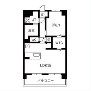 Y&M 祇園【5階】の間取り