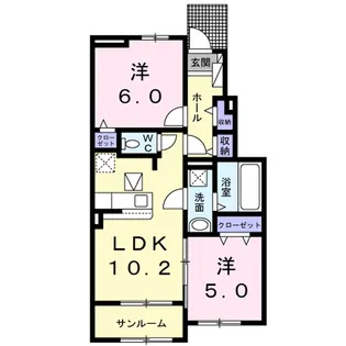 グレース高坂 I【1階】の間取り