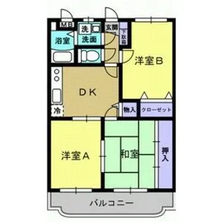 ユーミーサンライズ【3階】の間取り