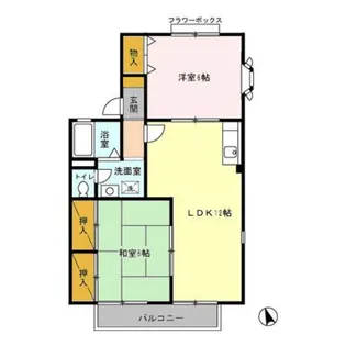 グランカーサ【2階】の間取り